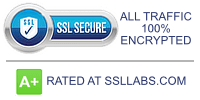 CEDaddy uses secure SSL, all web traffic is fully encrypted